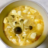 クリーミー野菜麻婆豆腐スープ